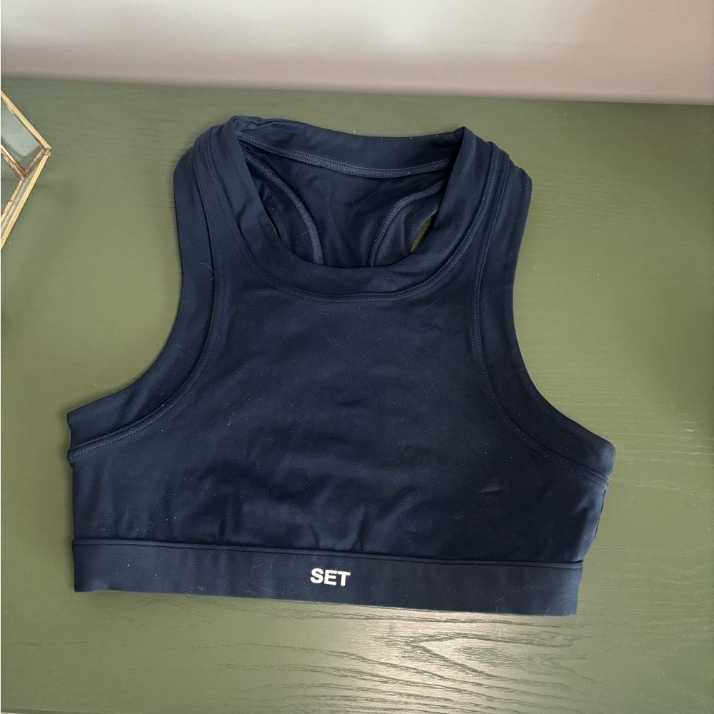 SET Active Mini Hugh Neck Bra in color Oxford